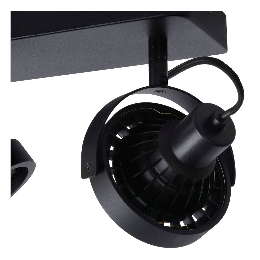 Lucide TALA Plafond straler LED Zwart, 2-lichts