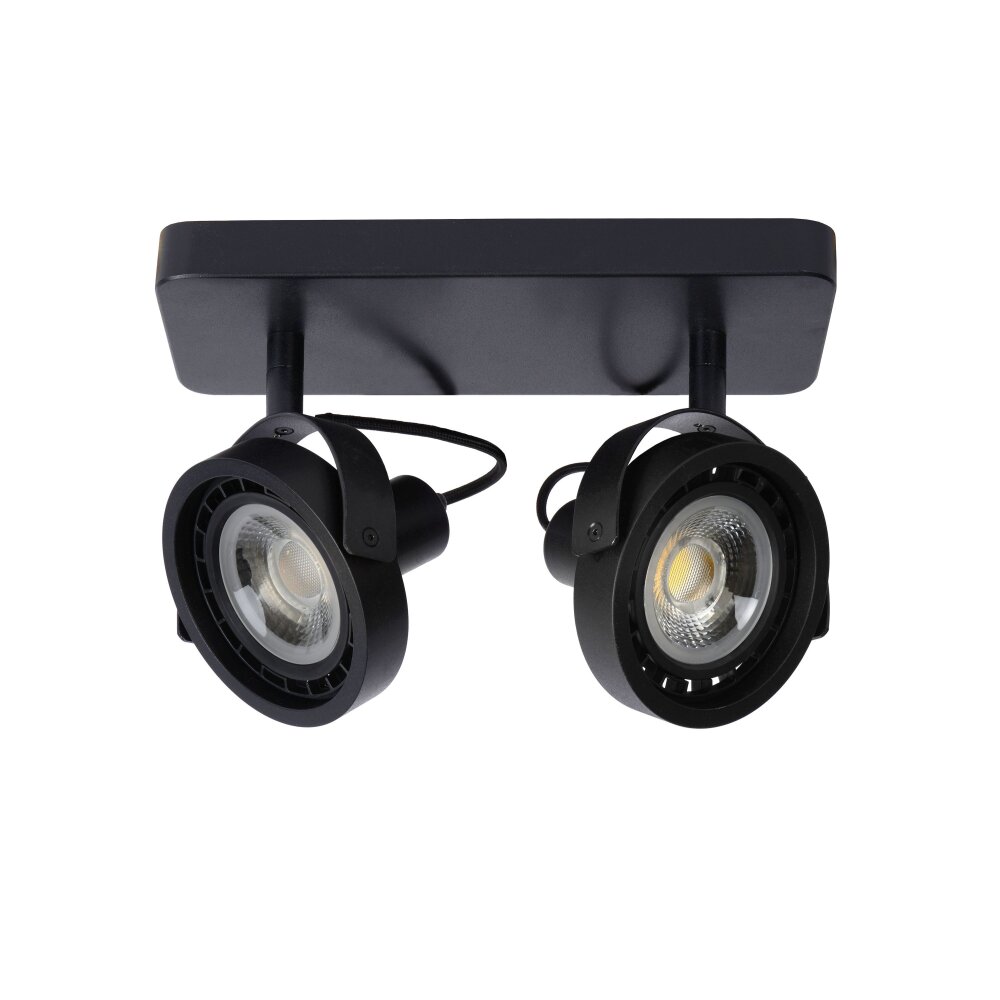 Lucide TALA Plafond straler LED Zwart, 2-lichts