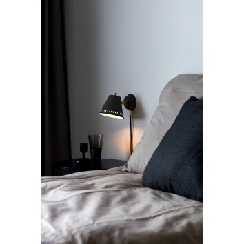 Nordlux PINE Muurlamp Zwart, 1-licht