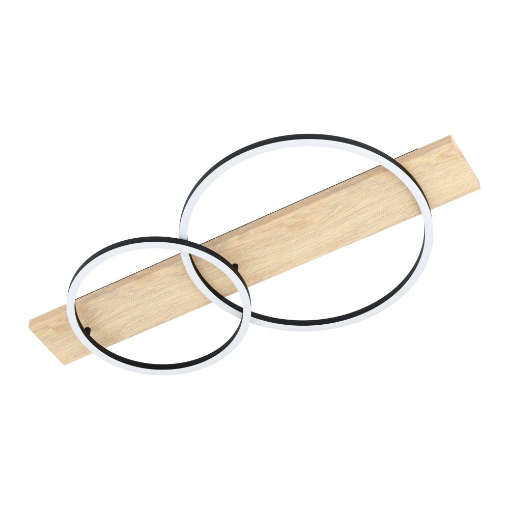 Eglo BOYAL Plafondlamp LED Bruin, Zwart, 2-lichts main product photo