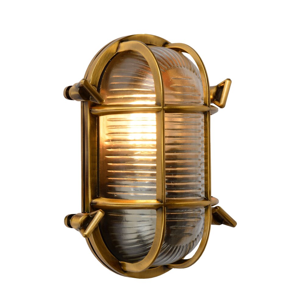 Lucide DUDLEY Buiten muurverlichting Goud, Messing, 1-licht main product photo