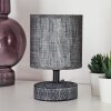 Kigombo Tafellamp Grijs, Zwart, 1-licht