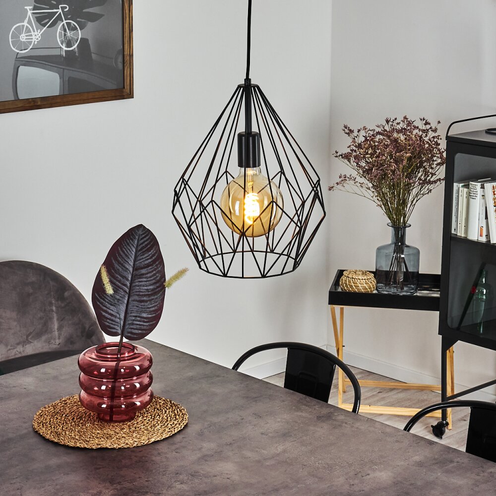 Zarembo Hanger Zwart, 1-licht main product photo