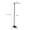 Steinhauer Stekk Staande lamp LED Zwart, Wit, 1-licht