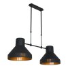 Steinhauer Evy Hanglamp Goud, Zwart, 2-lichts