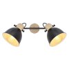 Globo WIHO Spotlamp Zwart, 2-lichts
