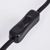 Tom Kings Tafellamp Zwart, Wit, 1-licht