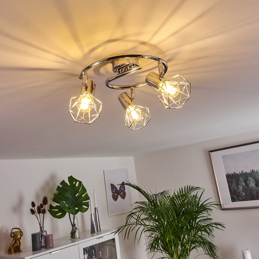 Orebro Plafondlamp Chroom, 3-lichts main product photo