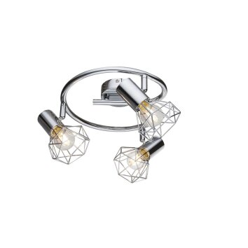 Rondell Orebro Plafond spot Chroom, 3-lichts