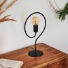 Mialo Tafellamp Zwart, 1-licht