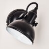 Tina Muurlamp Zwart, 1-licht