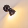 Tina Muurlamp Zwart, 1-licht