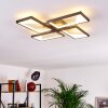 Haya Plafondlamp LED Zwart, 4-lichts