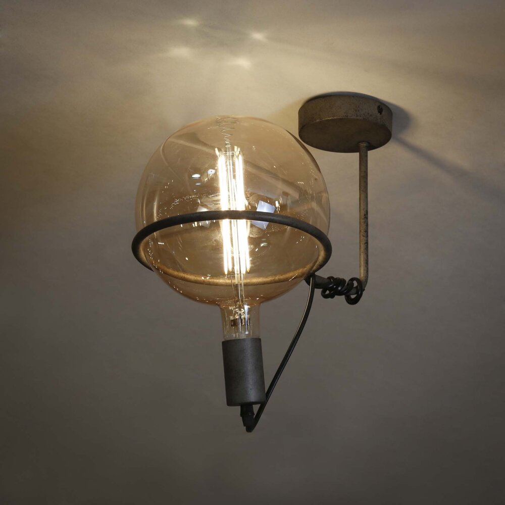Ostuni Plafondlamp Zilver, 1-licht main product photo