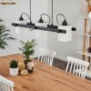 Gibralter Hanglamp Zwart, 3-lichts