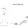 Steinhauer Minimalics Tafellamp Zwart, 1-licht