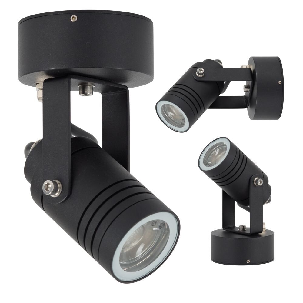 KS Verlichting Beamer Tuinspot Zwart, 1-licht main product photo