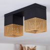 Armenie Plafondlamp Goud, Messing, Zwart, 2-lichts