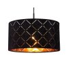 Globo SUNNA Hanger Zwart, 1-licht