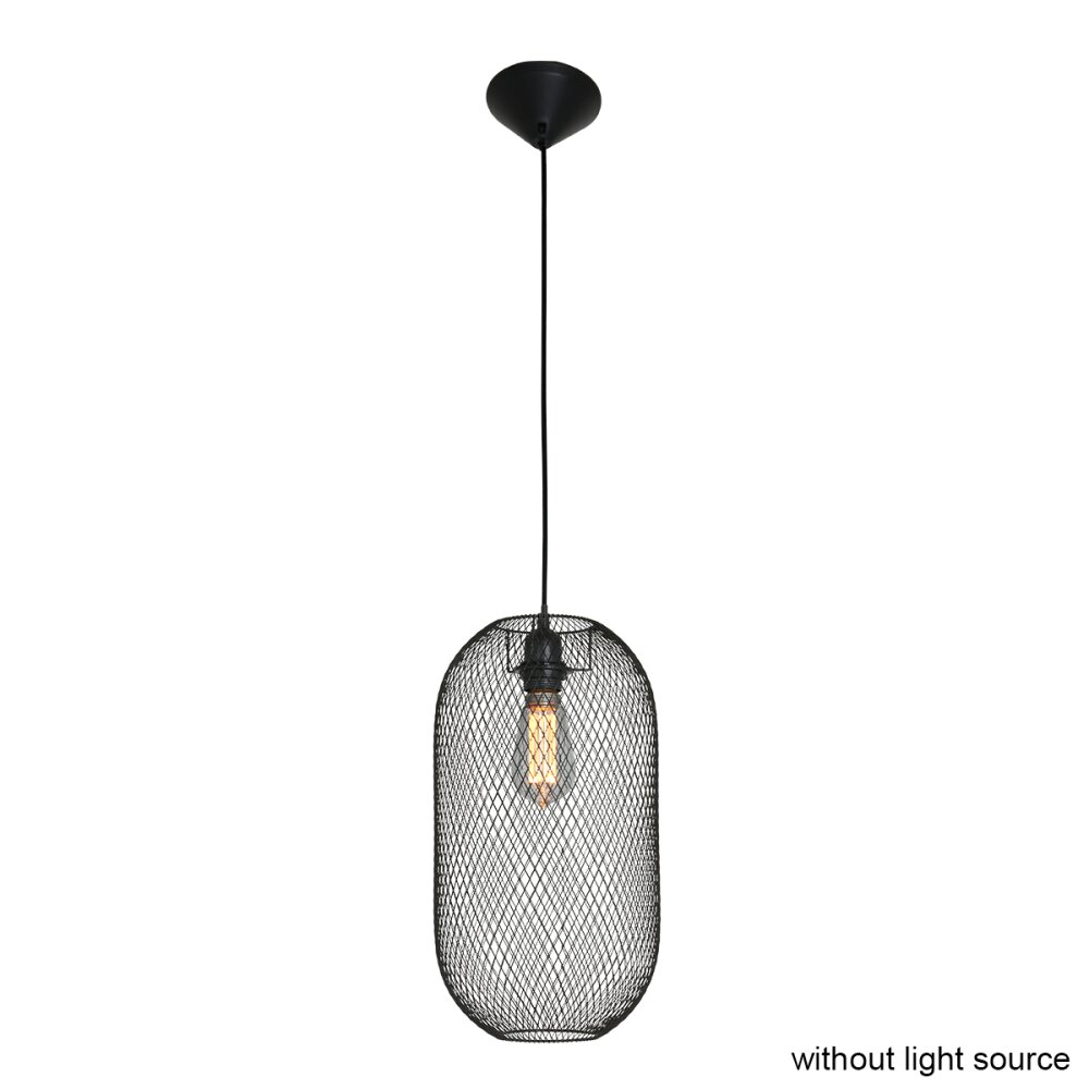 Steinhauer Bodine Hanglamp Zwart, 1-licht main product photo
