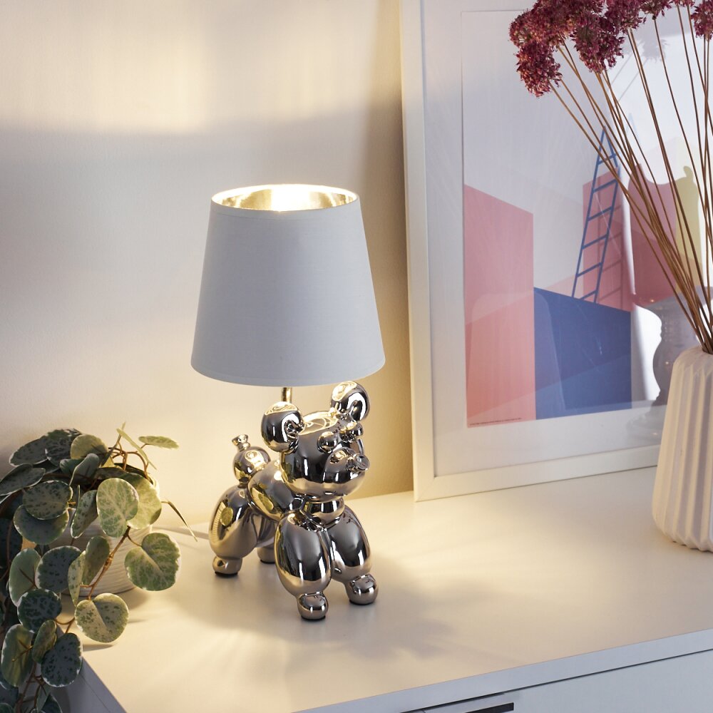 Inupal Tafellamp Zilver, 1-licht main product photo