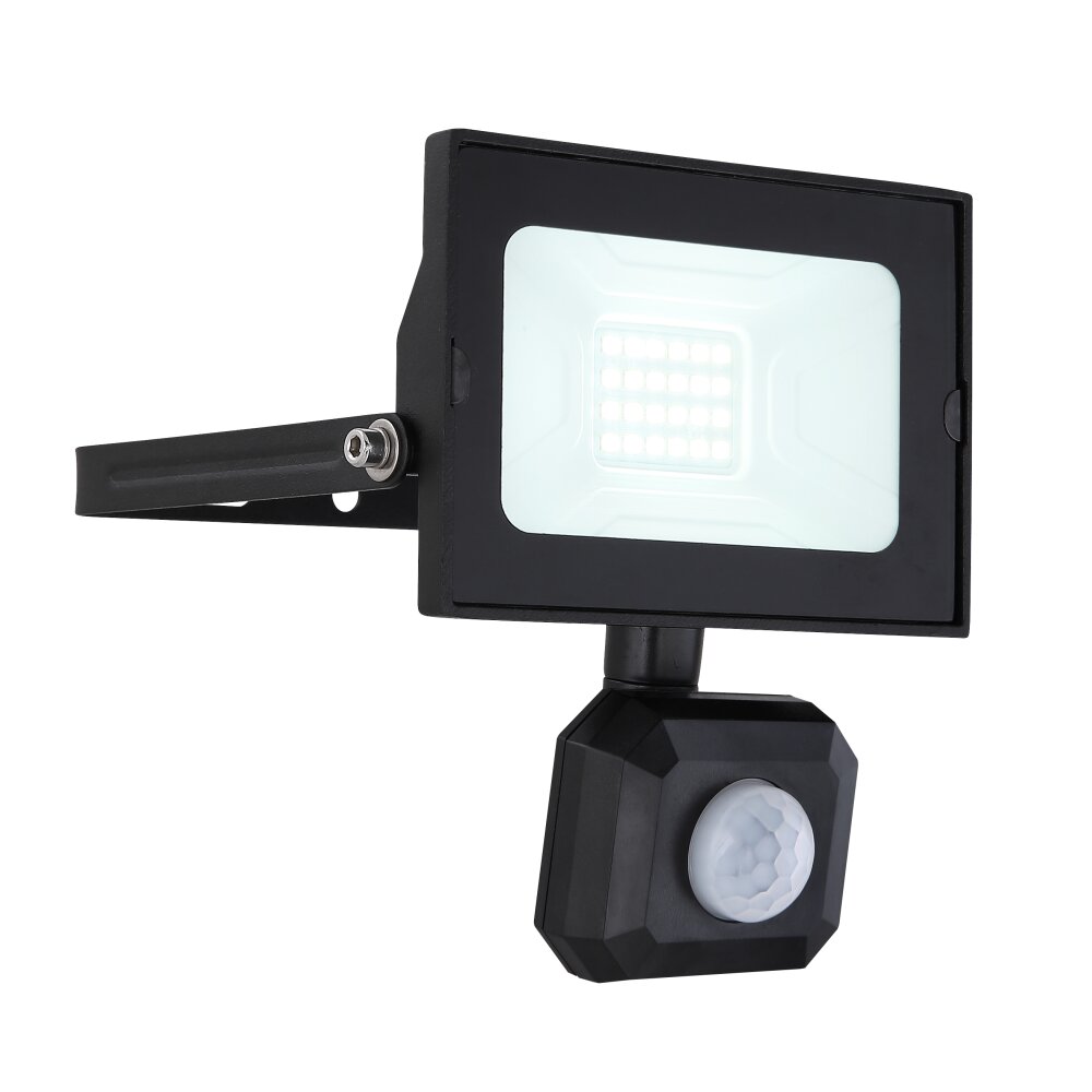 Globo HELGA Tuinspot LED Zwart, 1-licht, Bewegingsmelder main product photo