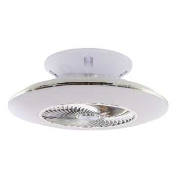 Globo KELLO plafondventilator LED Wit, 1-licht