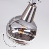 Warga Plafondlamp LED Nikkel mat, 4-lichts