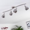 Warga Plafondlamp LED Nikkel mat, 4-lichts