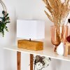 Geneva Tafellamp Hout licht, 1-licht