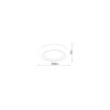 Globo RADA Plafondlamp LED Wit, 1-licht