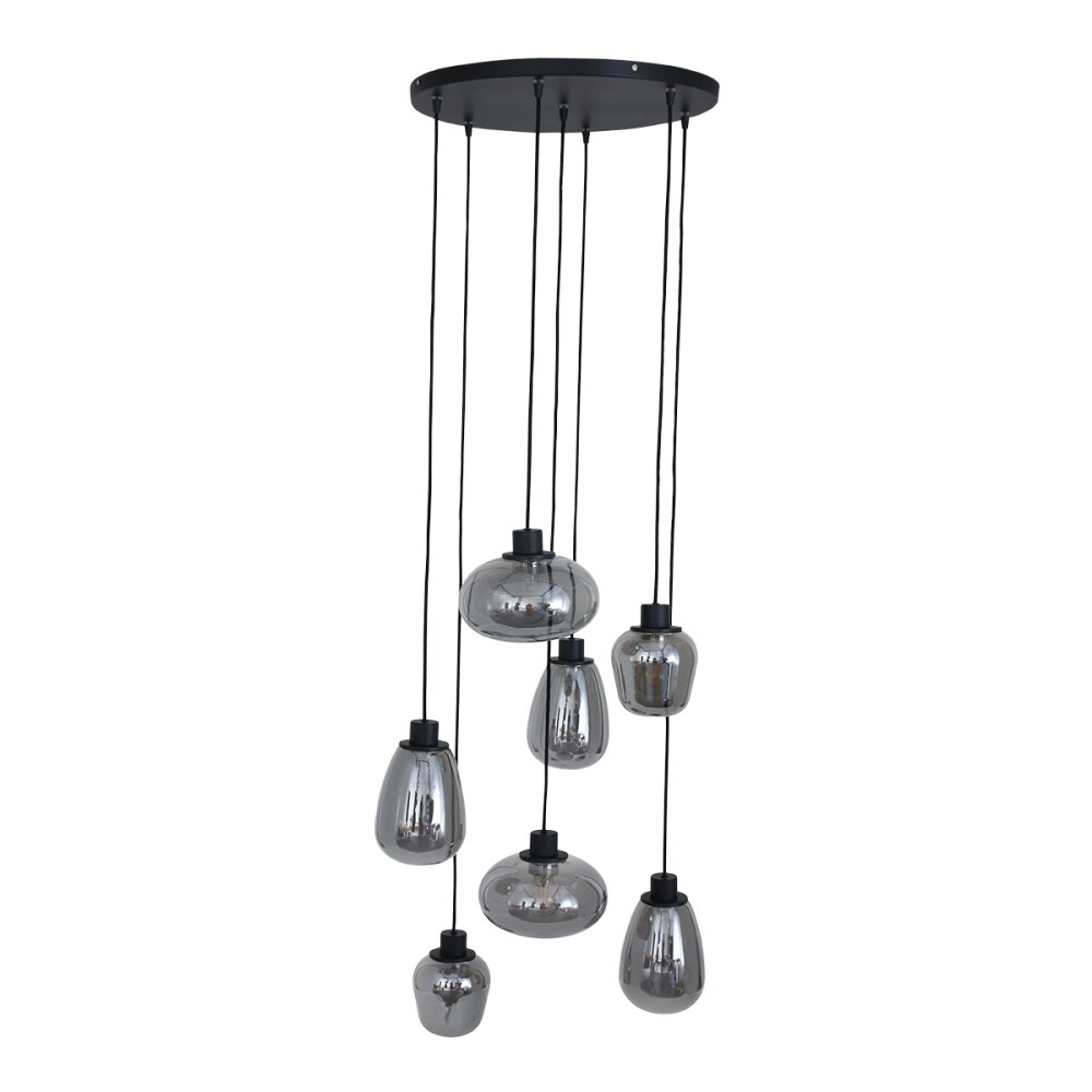 Steinhauer Reflexion Hanglamp Grijs, Zwart, 1-licht main product photo