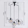 Pinguro Hanglamp Zwart, 3-lichts Pinguro Hanglamp Zwart, 3-lichts