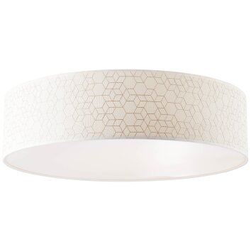 Brilliant Galance Plafondlamp Wit, 4-lichts