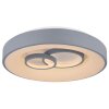 Globo MAVY Plafondlamp LED Grijs, 1-licht