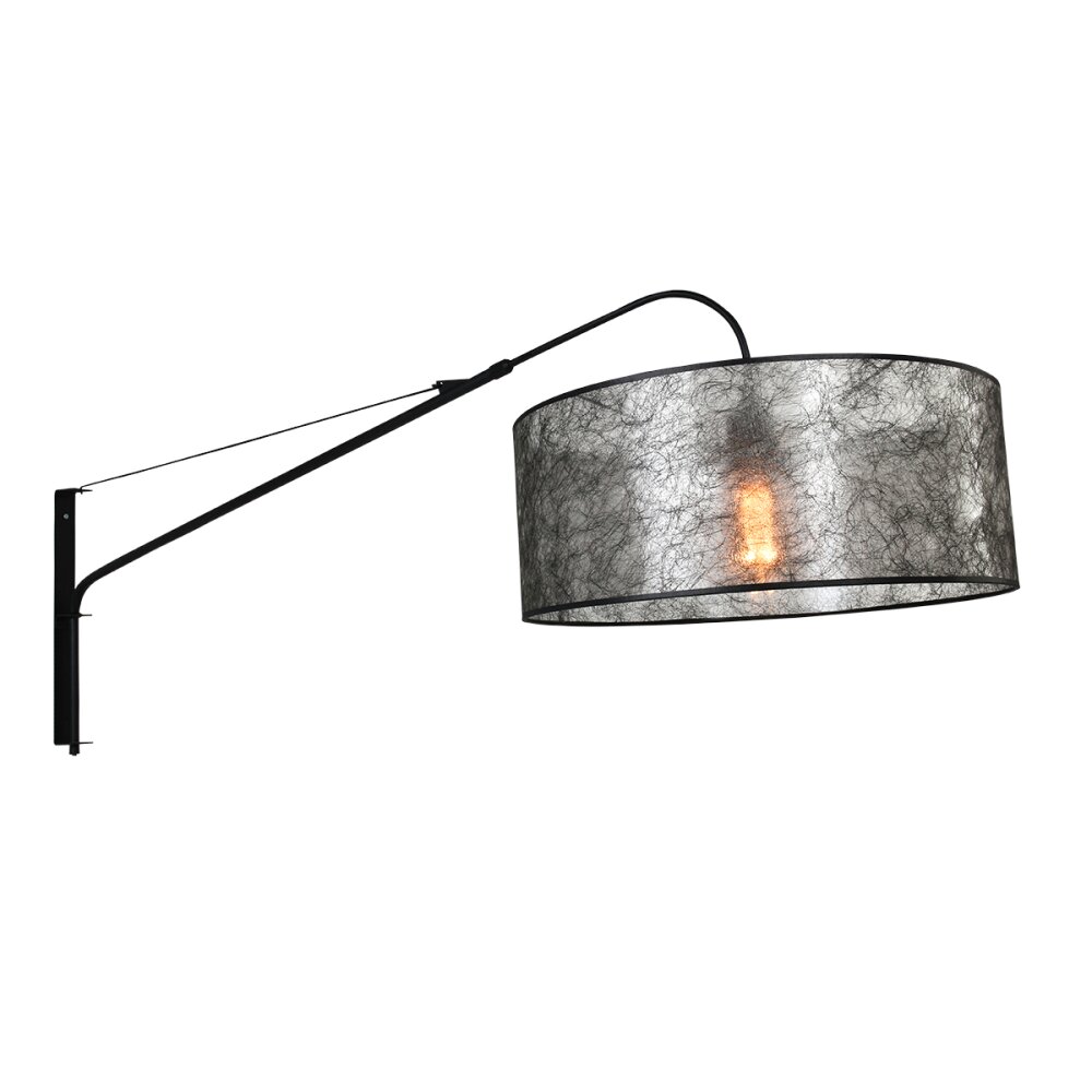 Steinhauer Gramineus Muurlamp Grijs, Zwart, 1-licht