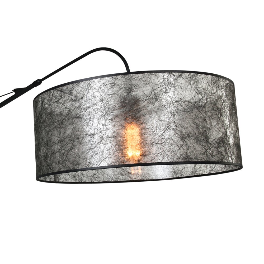 Steinhauer Gramineus Muurlamp Grijs, Zwart, 1-licht