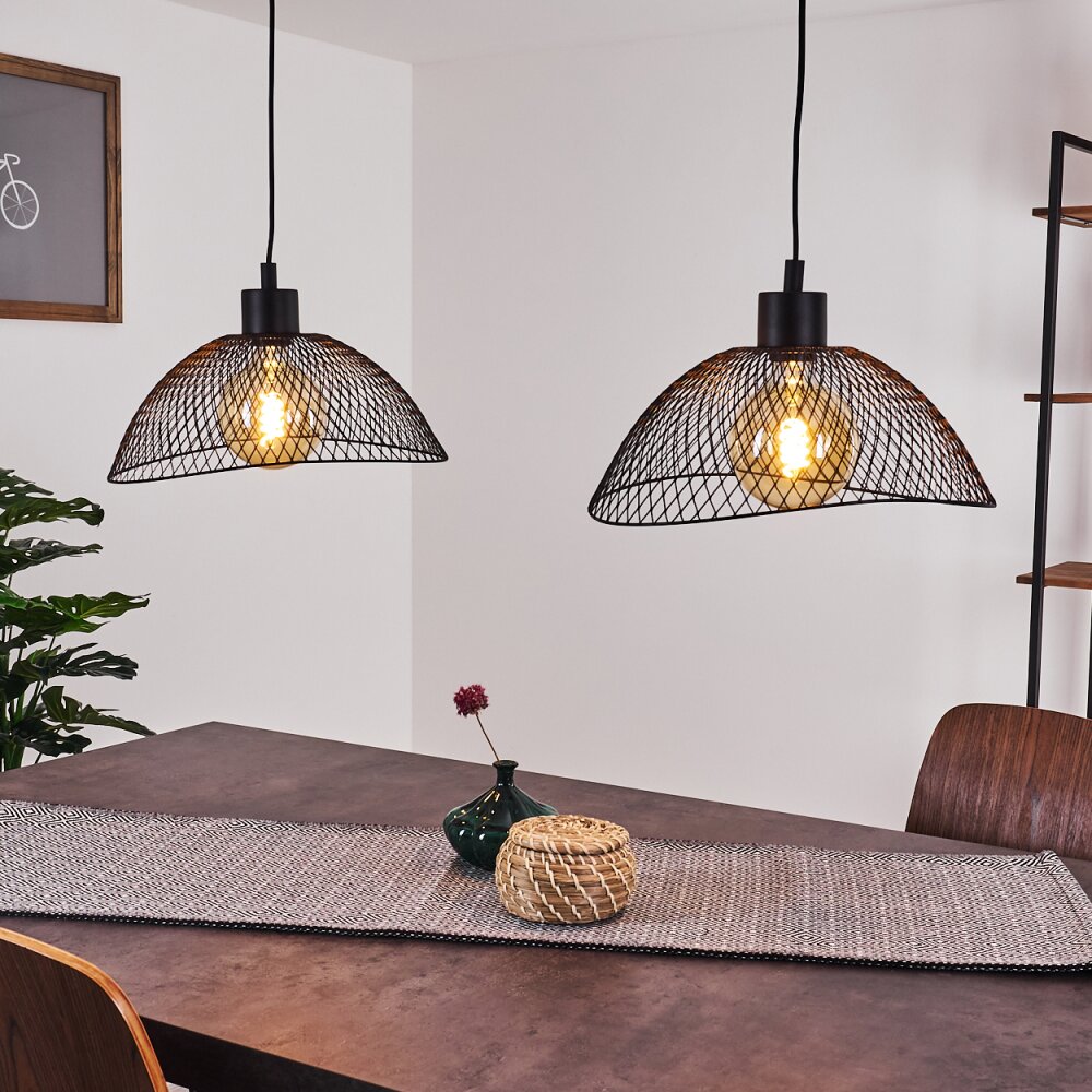 Pucara Plafondlamp Zwart, 2-lichts main product photo