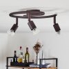 Planes Plafondlamp LED Roest, 3-lichts