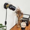 Rialey Muurlamp Messing, Zwart, 1-licht