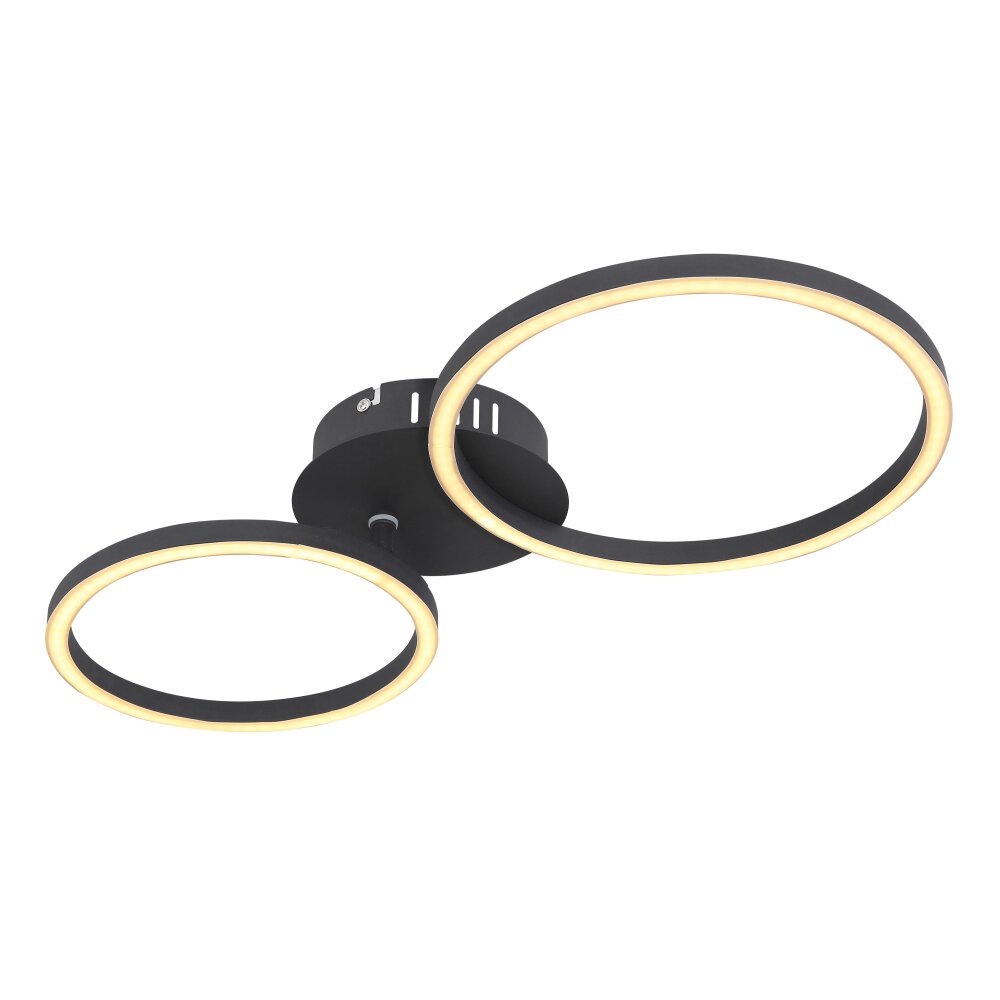 Globo KENDY Plafondlamp LED Zwart, 1-licht main product photo