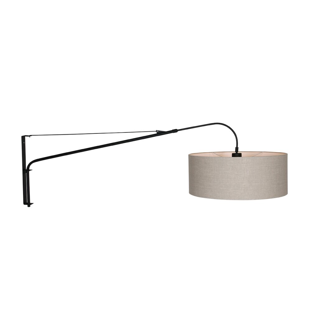 Steinhauer Gramineus Muurlamp Grijs, Zwart, 1-licht main product photo