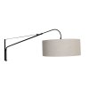 Steinhauer Gramineus Muurlamp Grijs, Zwart, 1-licht