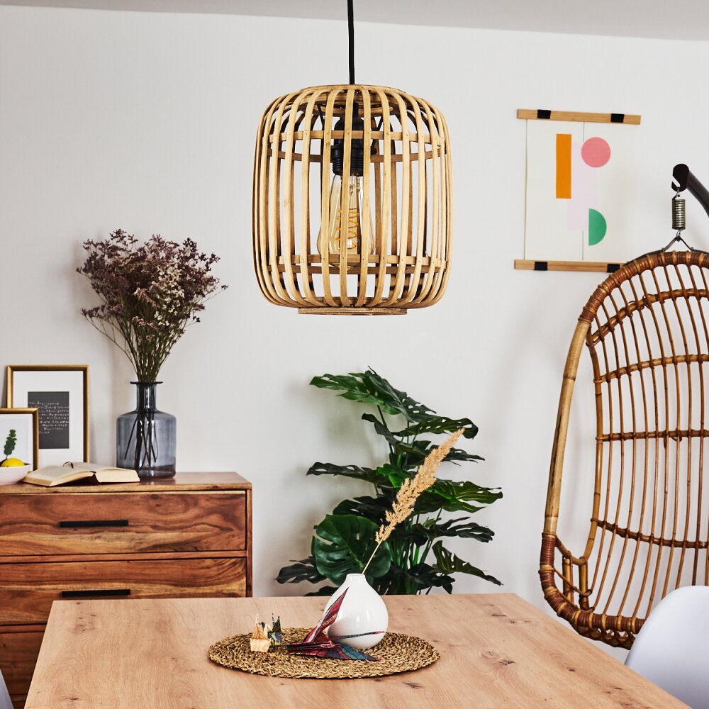 Teheran Hanglamp Zwart, 1-licht