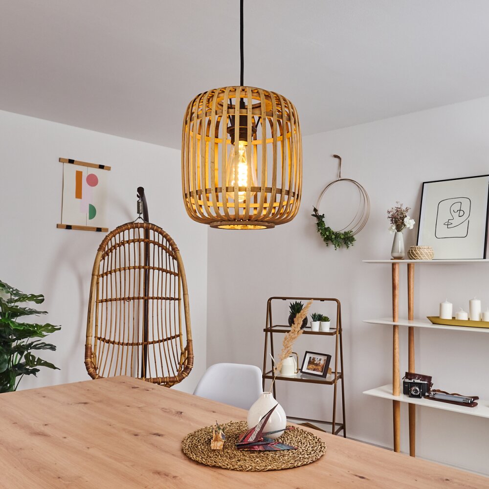 Teheran Hanglamp Zwart, 1-licht