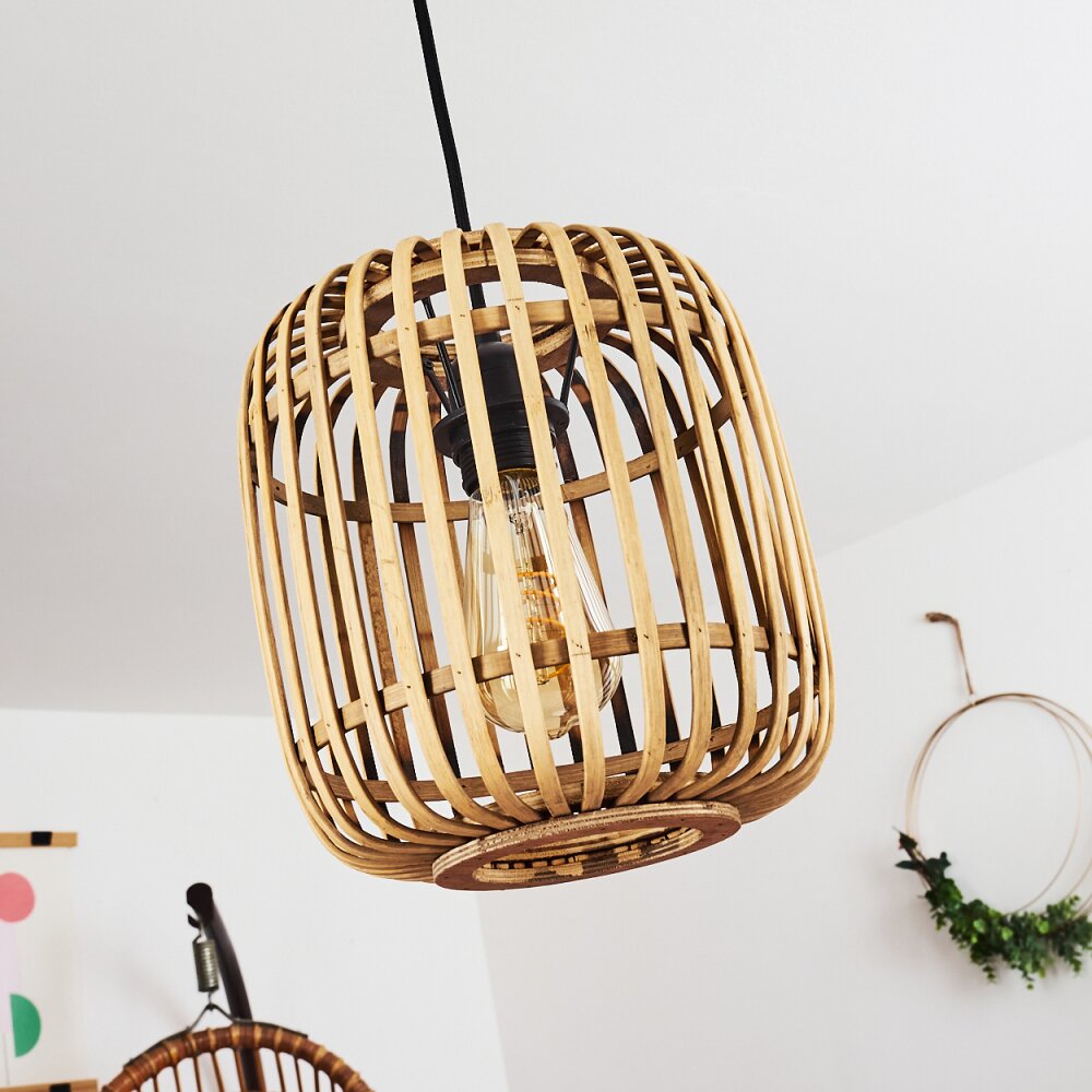 Teheran Hanglamp Zwart, 1-licht
