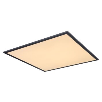 Globo SUZAKU Plafondlamp LED Zwart, 1-licht