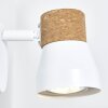 Brilliant Moka Spotlamp Wit, 1-licht
