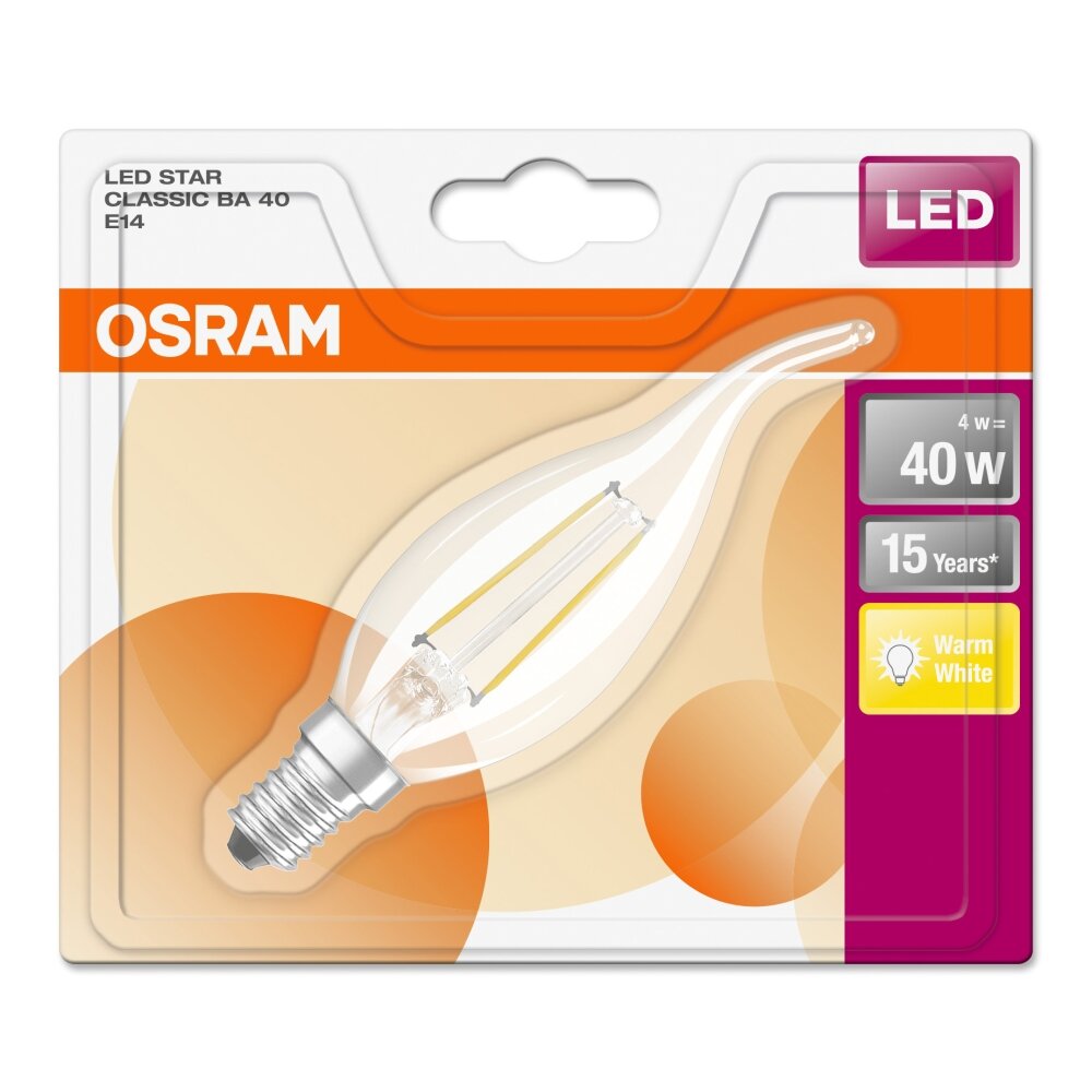 Osram LED E14 4 Watt 2700 Kelvin 470 Lumen