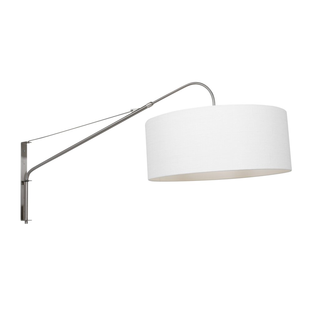 Steinhauer Gramineus Muurlamp roestvrij staal, Wit, 1-licht main product photo